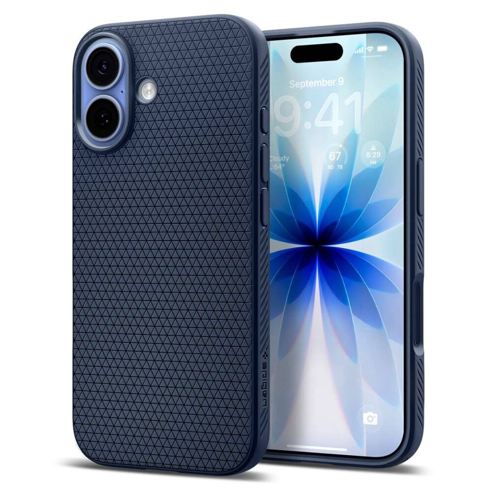 Spigen Liquid Air Case für iPhone 17 - Blau