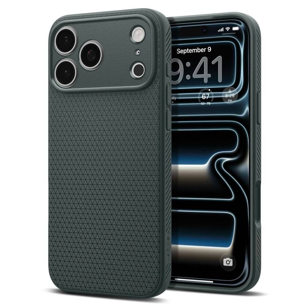 Spigen Liquid Air Case für iPhone 17 Pro Max - Grün
