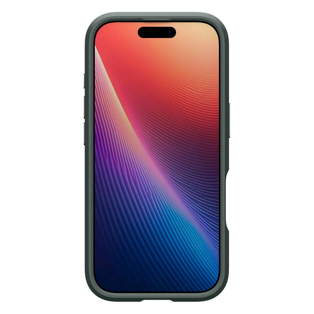 Spigen Optik Armor MagSafe iPhone 17 Hülle - Grün