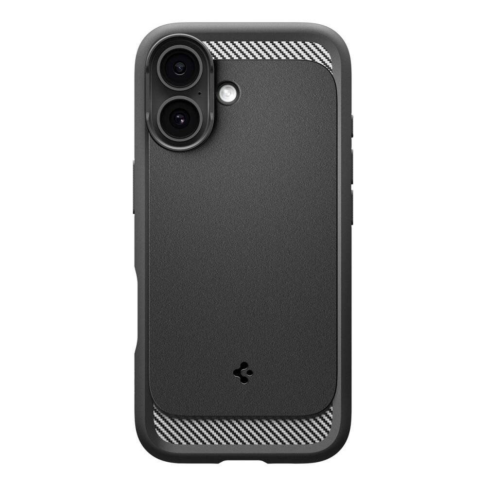 Spigen Rugged Armor Mag MagSafe Case für iPhone 17 - Mattschwarz