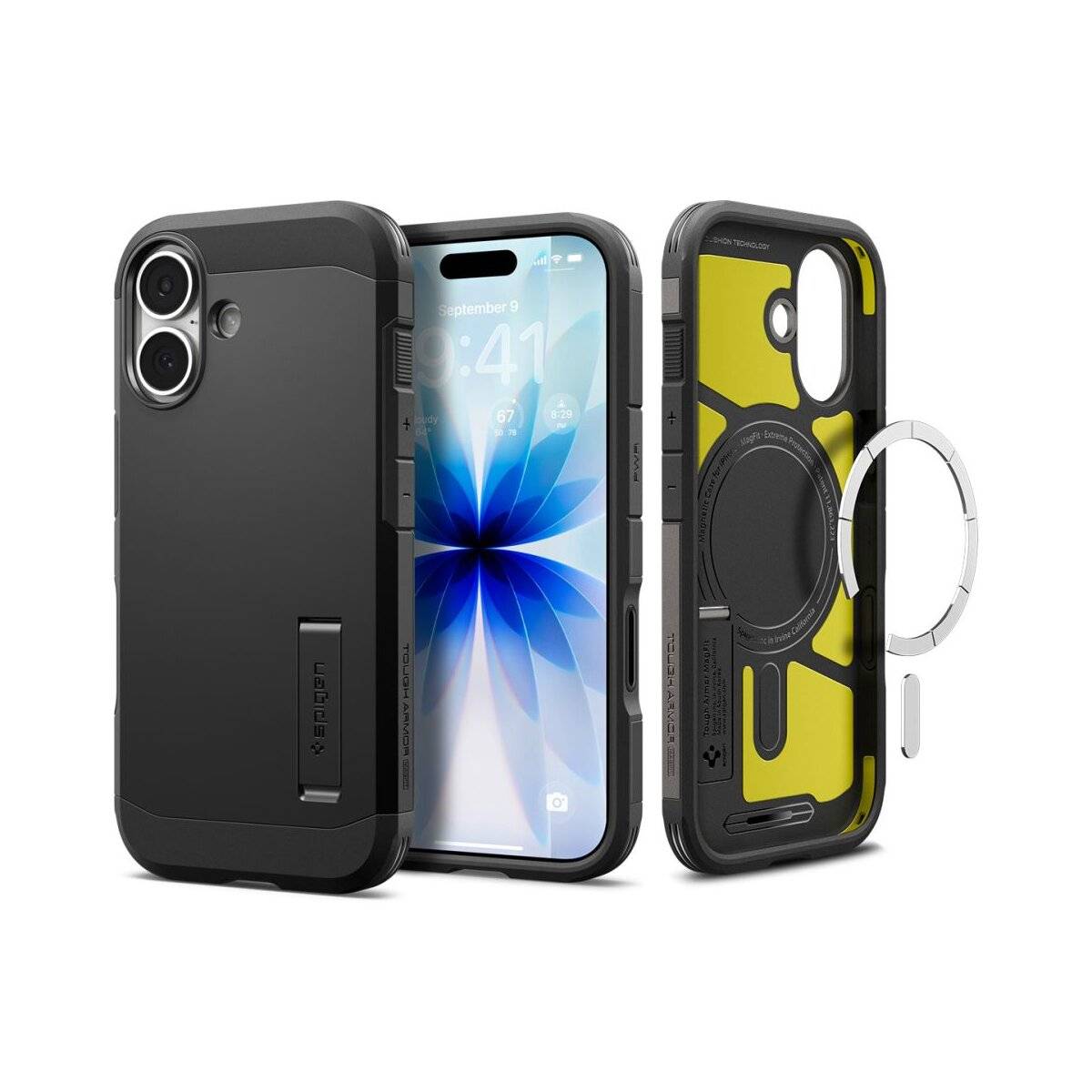 Kompakter schwarzer elektrischer Schraubendreher mit digitaler Anzeige, die 