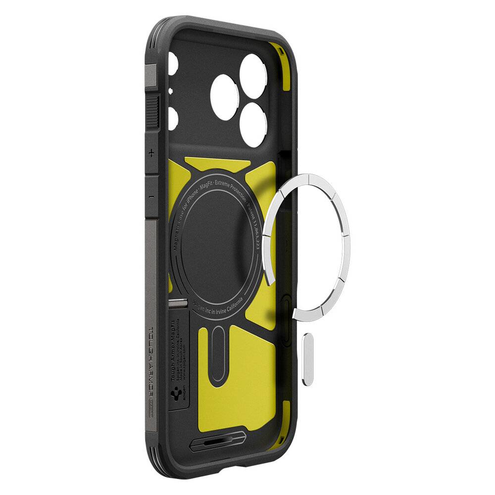 Spigen Tough Armor "T" MagSafe Case für iPhone 17 Pro - Grau