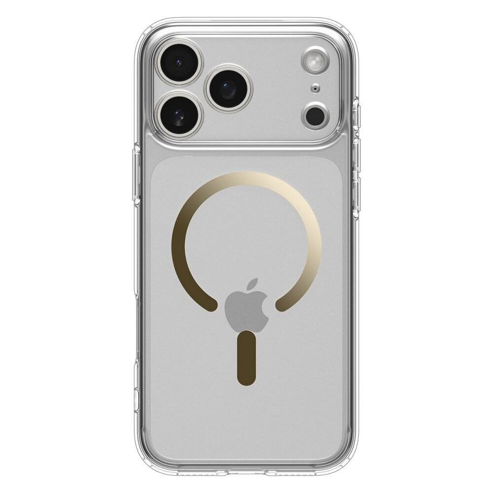 Spigen Ultra Hybrid MagSafe Case für iPhone 17 Pro - Transparent Gold
