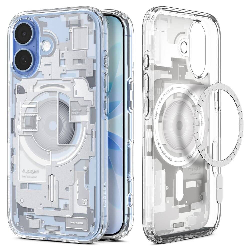 Spigen Ultra Hybrid MagSafe Case für iPhone 17 Zero One - Weiß