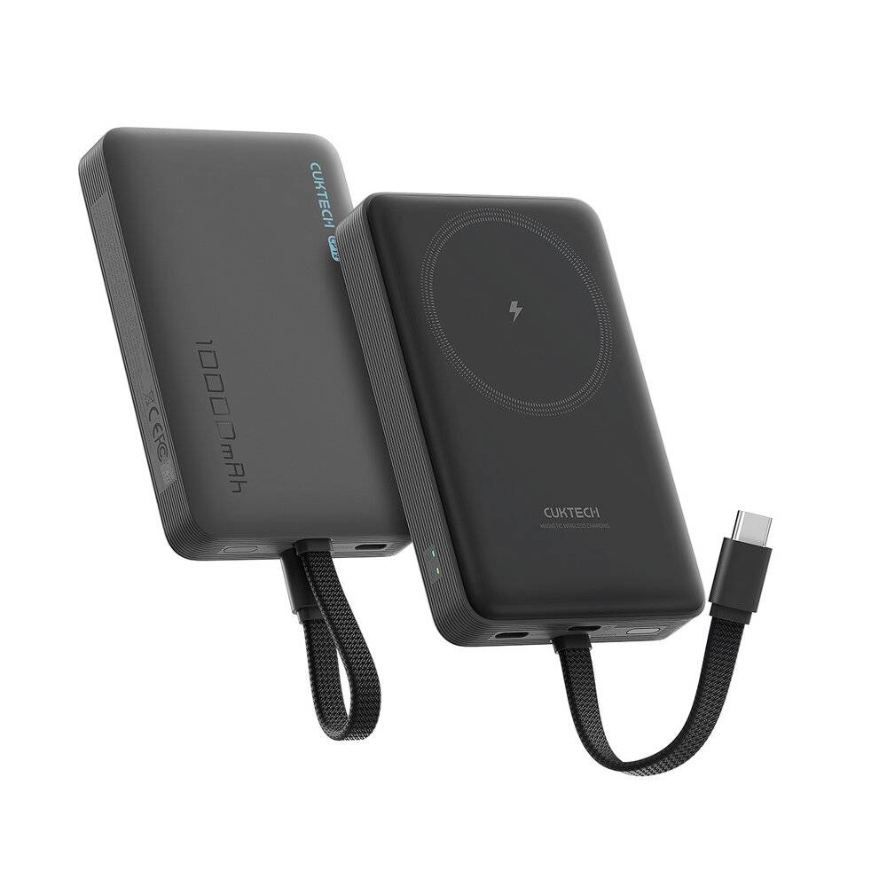 Cuktech CP132ML 10000mAh MagSafe-kompatible Powerbank – Schwarz