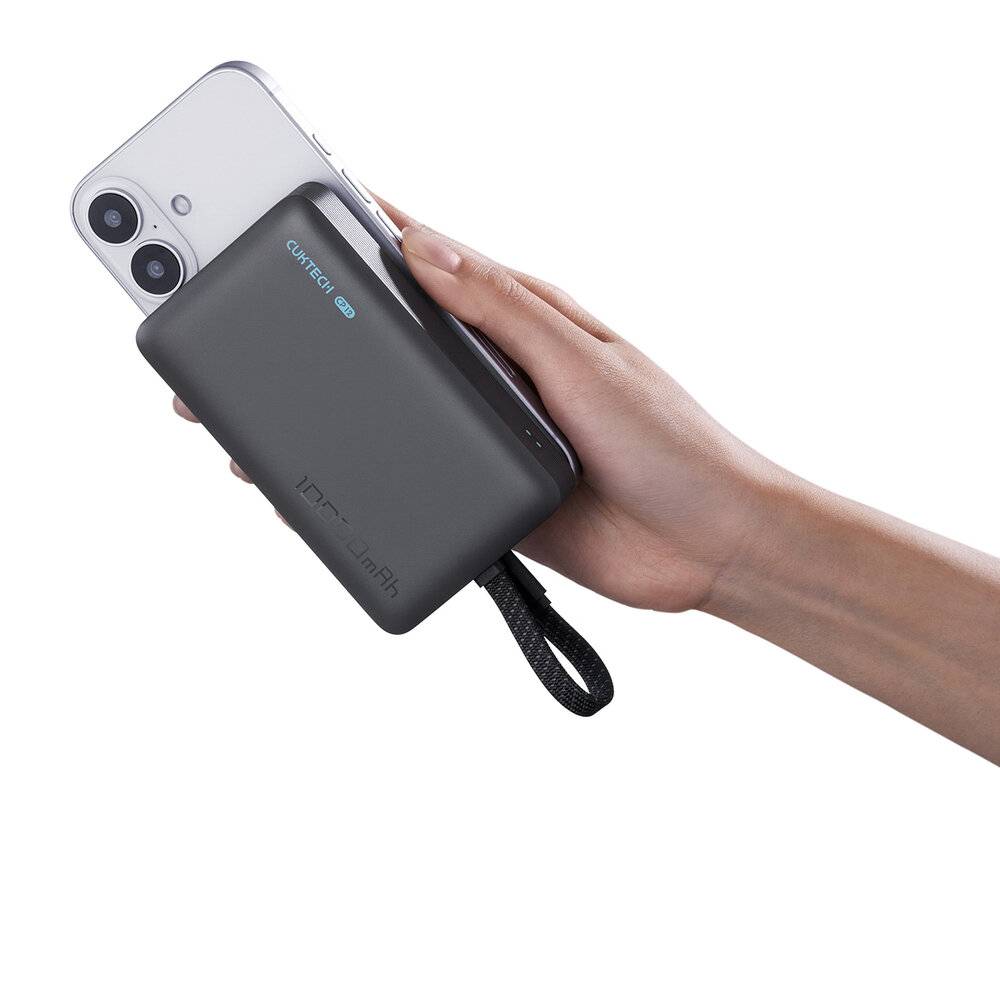 Cuktech CP132ML 10000mAh MagSafe-kompatible Powerbank – Schwarz