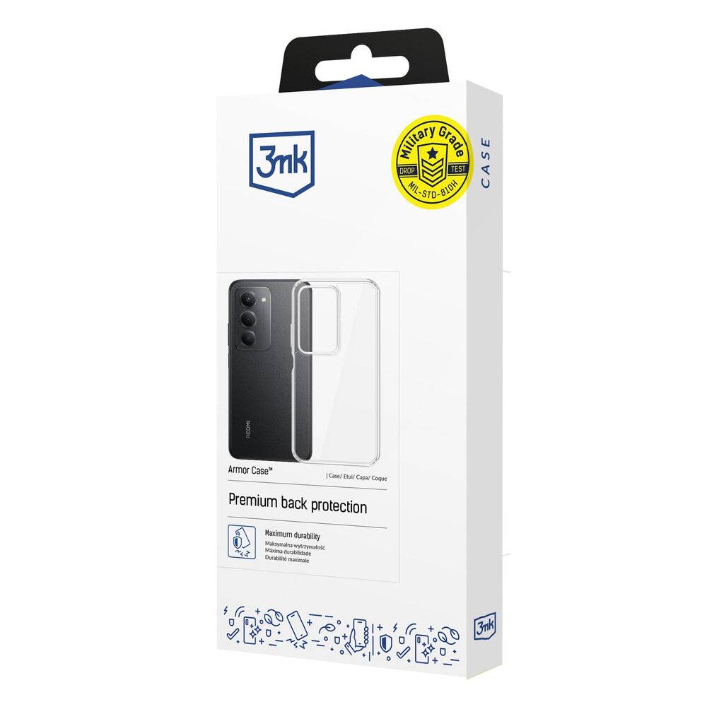 3mk Armor Case Xiaomi Redmi 15 5G - transparent
