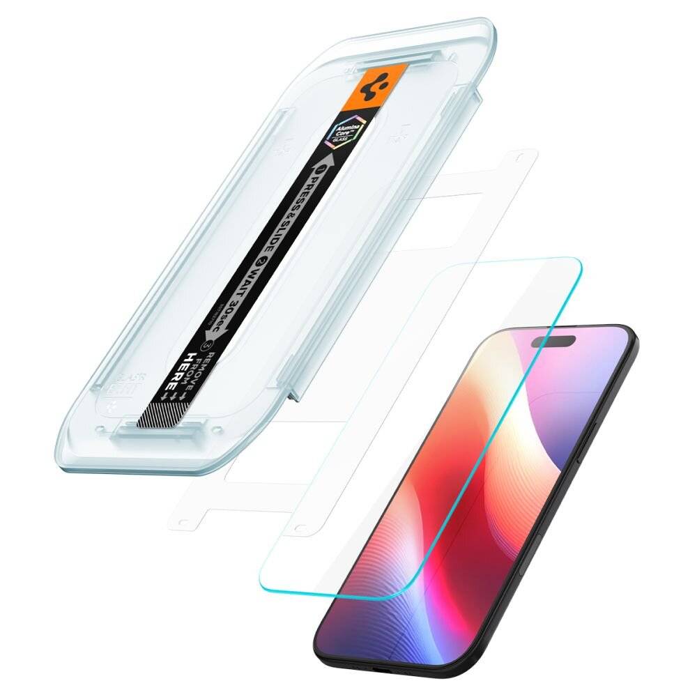 Spigen Glas.TR EZ Fit 2er-Pack Schutzglas iPhone 17 Air - transparent