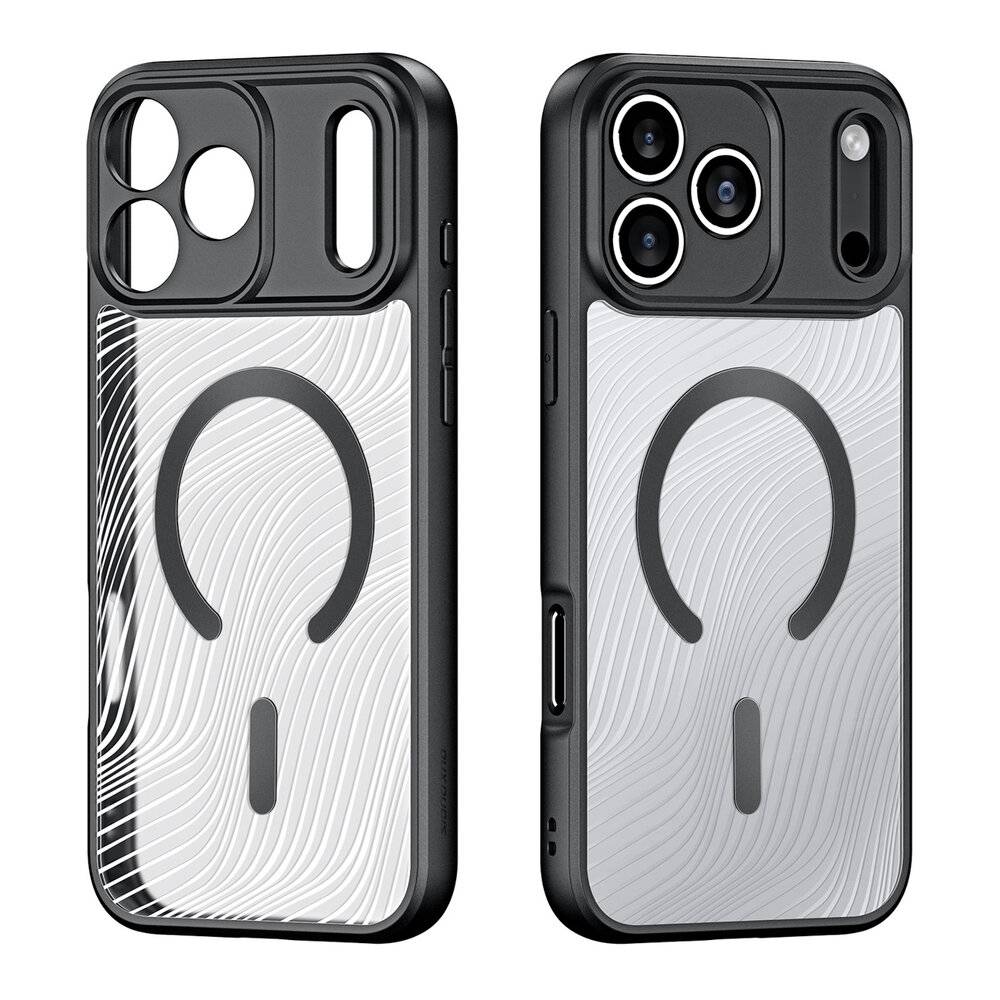 Dux Ducis AIMO Mag Case für iPhone 17 Pro, kompatibel mit MagSafe, Schwarz