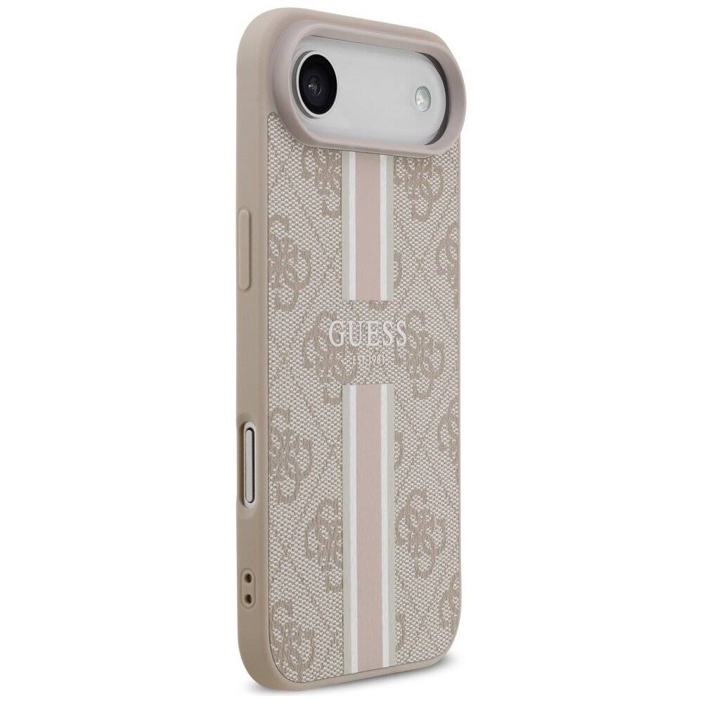 Guess 4G MagSafe-Hülle Printstreifen iPhone 17 Air – pink