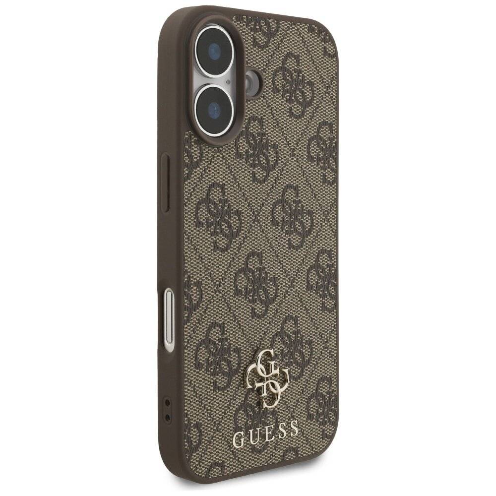 Guess 4G Small Classic Logo MagSafe Hülle iPhone 17 - Braun
