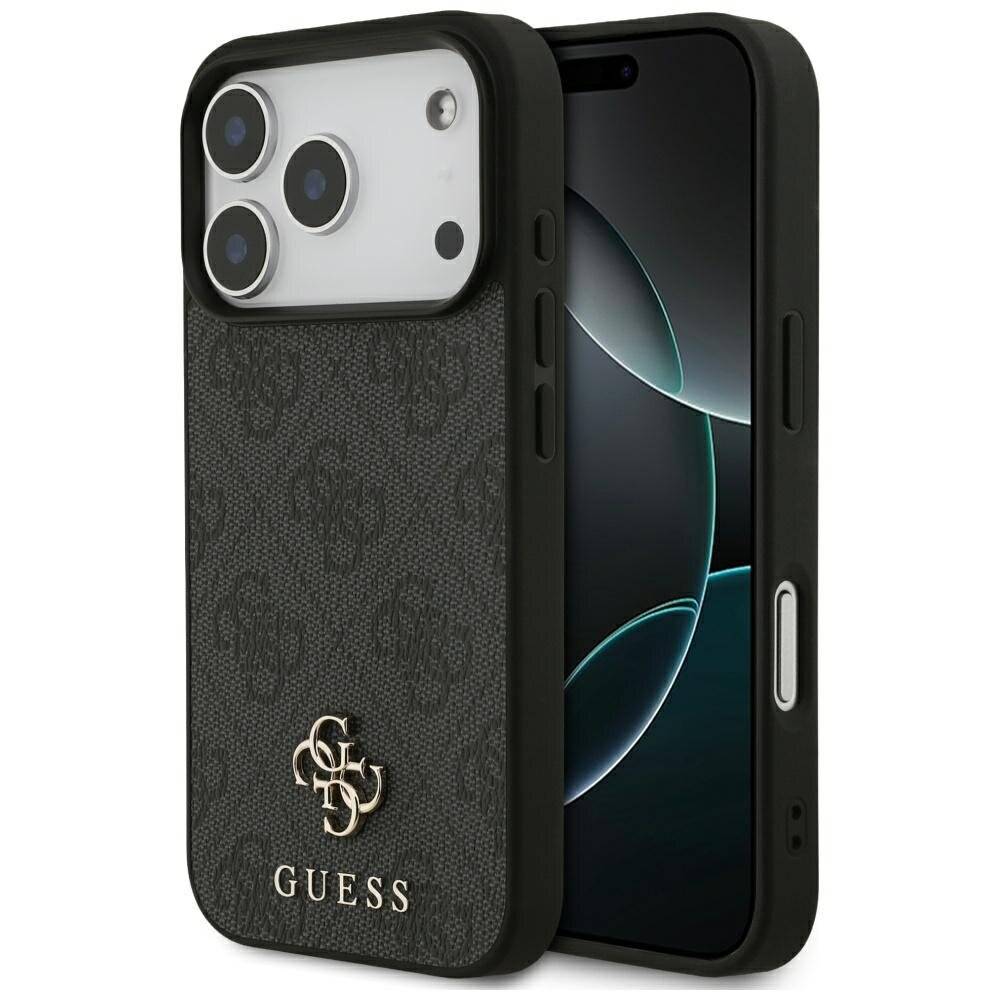 Guess 4G Small Classic Logo MagSafe Hülle iPhone 17 Pro – Schwarz