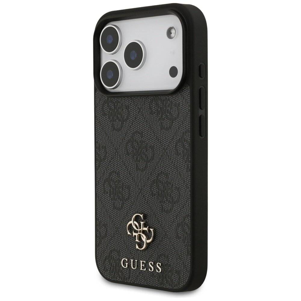 Guess 4G Small Classic Logo MagSafe Hülle iPhone 17 Pro – Schwarz