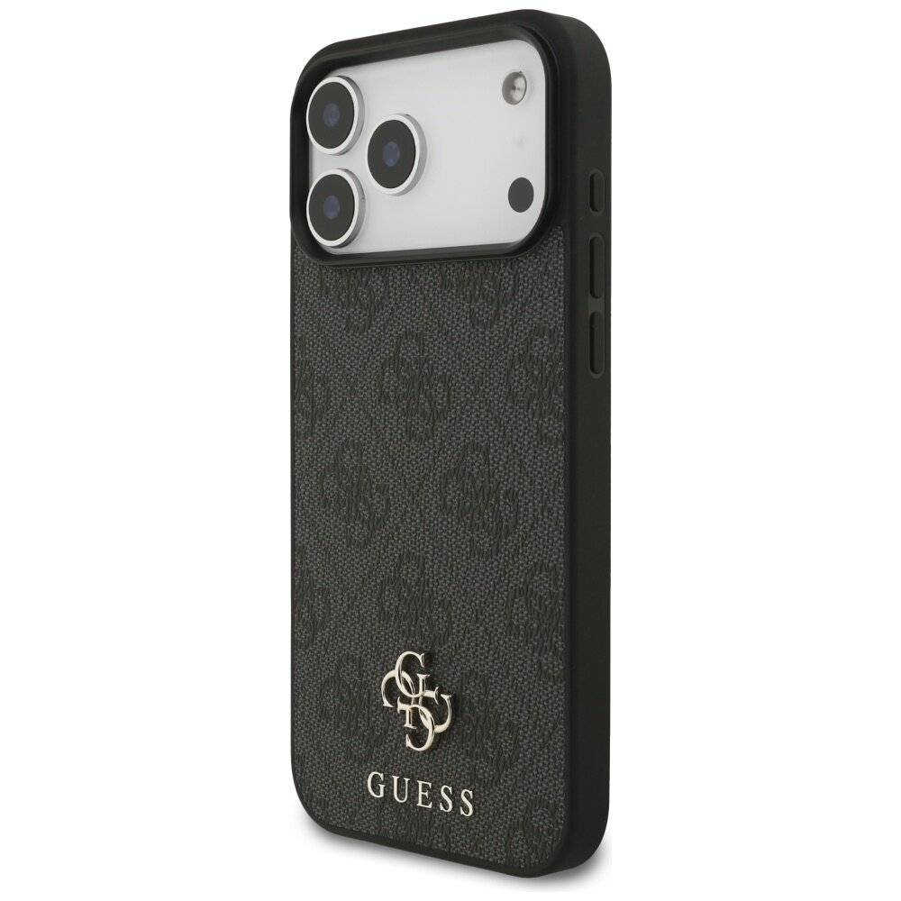 Guess 4G Small Classic Logo MagSafe Hülle iPhone 17 Pro Max – Schwarz