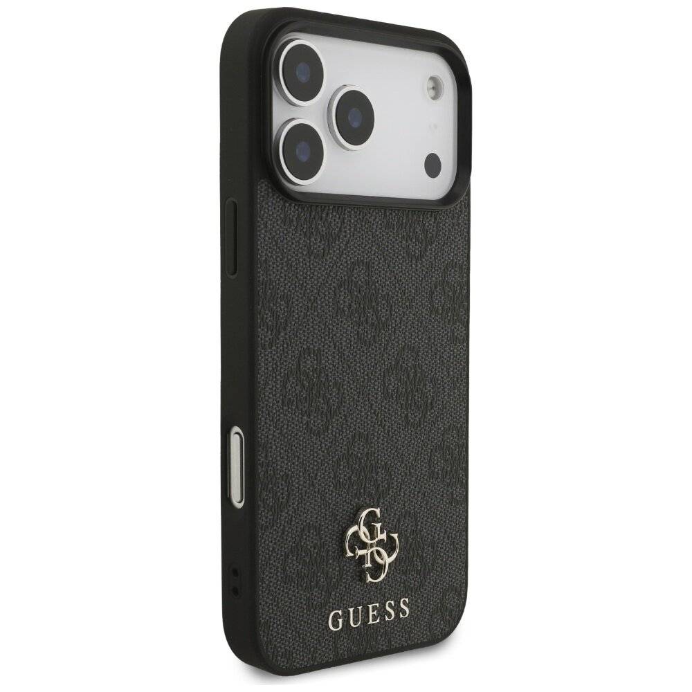 Guess 4G Small Classic Logo MagSafe Hülle iPhone 17 Pro Max – Schwarz