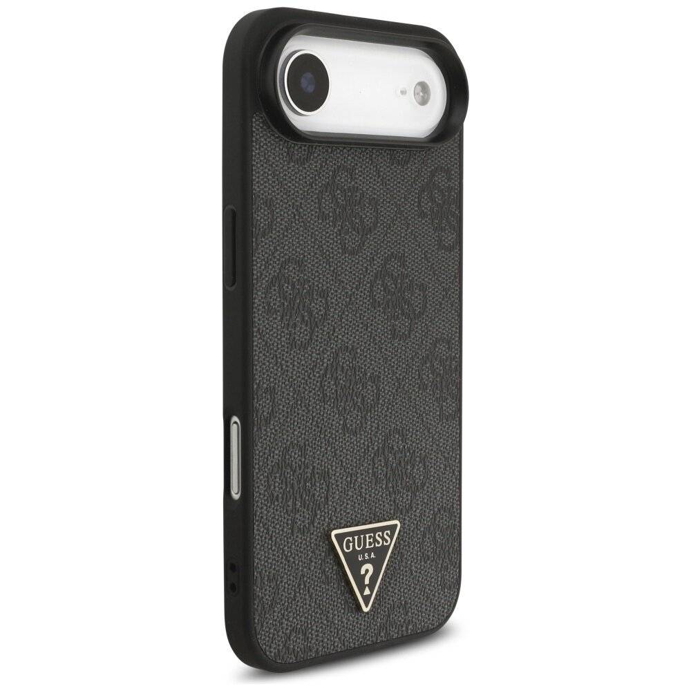 Guess 4G Strap Triangle Logo MagSafe Hülle iPhone 17 Air - Schwarz