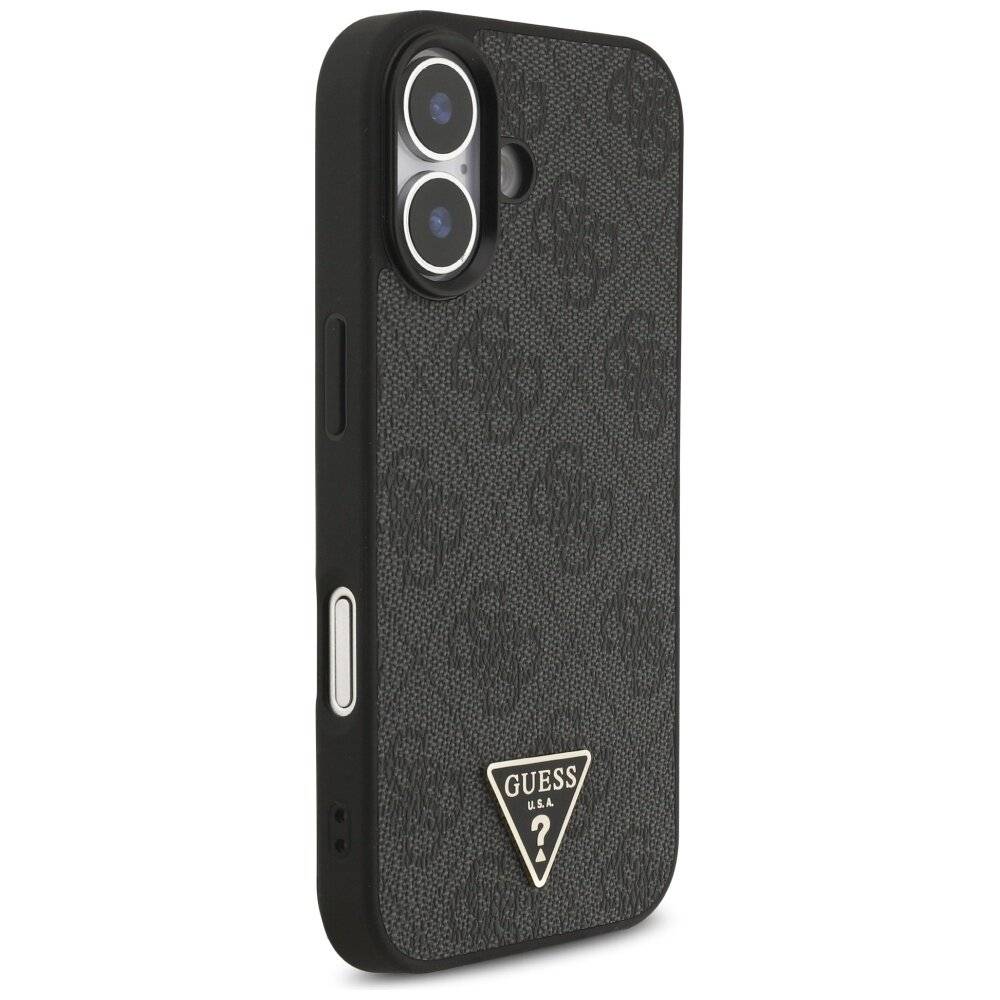 Guess 4G Strap Triangle Logo MagSafe Hülle iPhone 17 - Schwarz