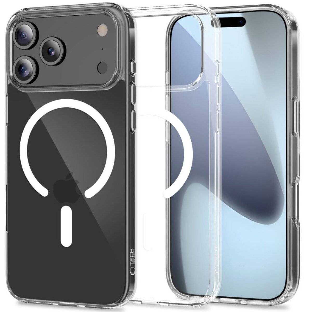 Tech-Protect FlexAir Hybrid MagSafe Case für iPhone 17 Pro – Transparent