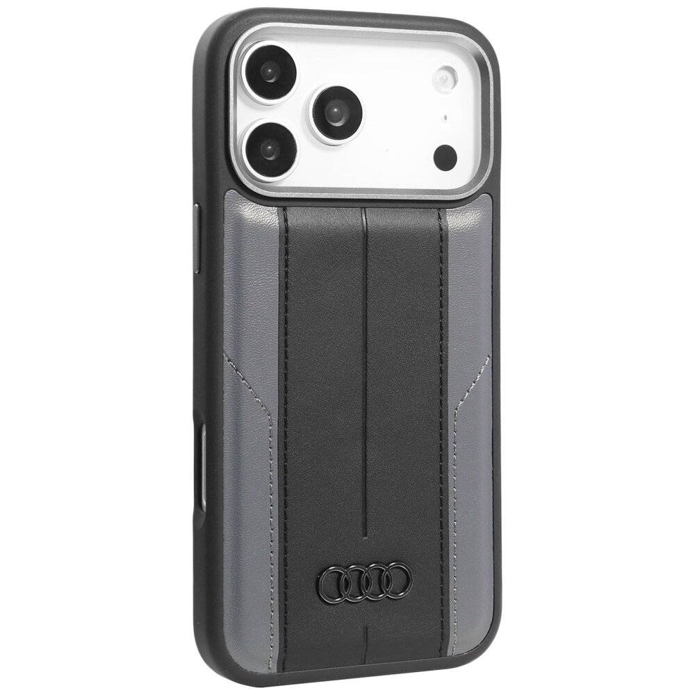 Audi A6 Kunstleder MagSafe Case iPhone 17 Pro Max - Schwarz