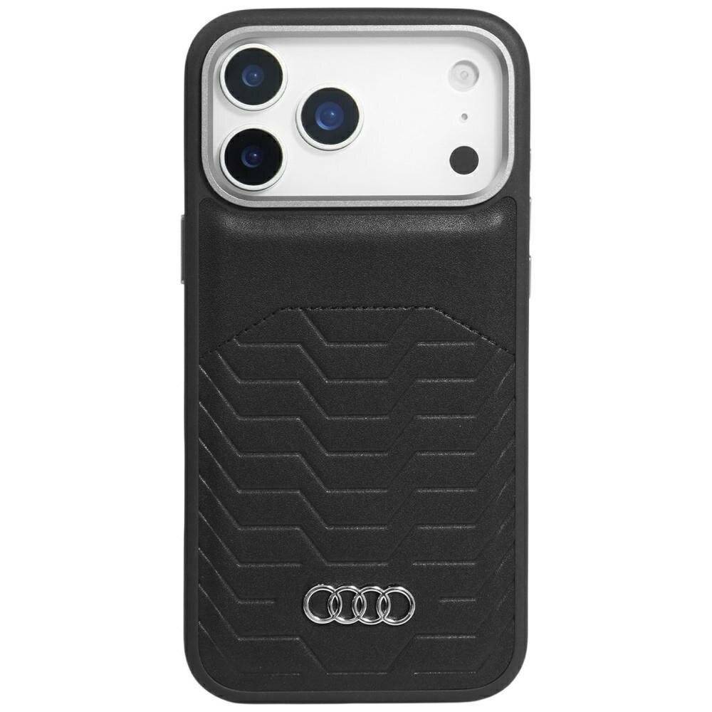 Audi GT Kunstleder MagSafe Case iPhone 17 Pro - Schwarz