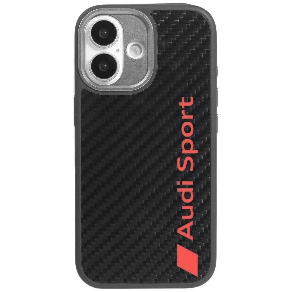 Audi R8 Carbon Fiber MagSafe Case iPhone 17 - Schwarz