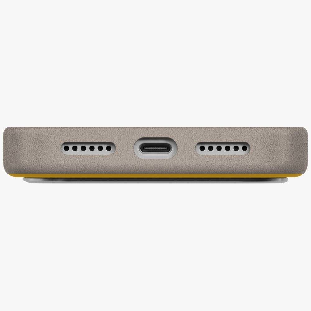 Uniq Lyden DS Case iPhone 17 Pro Max Magclick Charging - Gelb-Grau