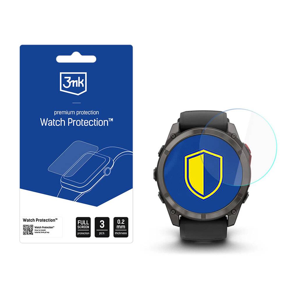 3mk Watch Protection ARC Smartwatch-Displayschutzfolie Garmin Fenix ​​8 Pro 51 mm AMOLED,