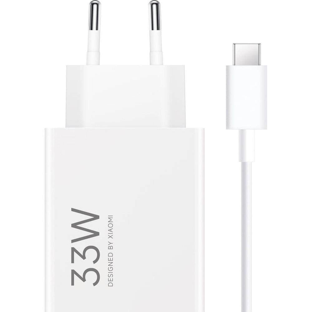 Xiaomi MDY-16-EF 1xUSB-A 33W Wandladegerät mit 3A USB-C Kabel - Weiß