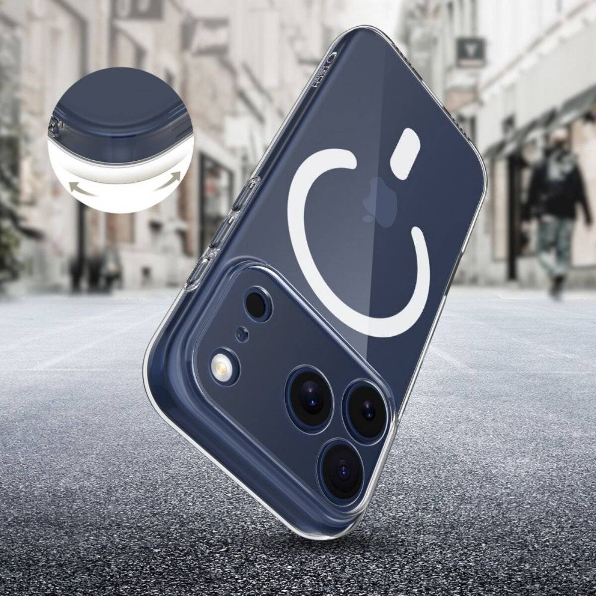 Tech-Protect FlexAir MagSafe Case für iPhone 17 Pro Max – Transparent