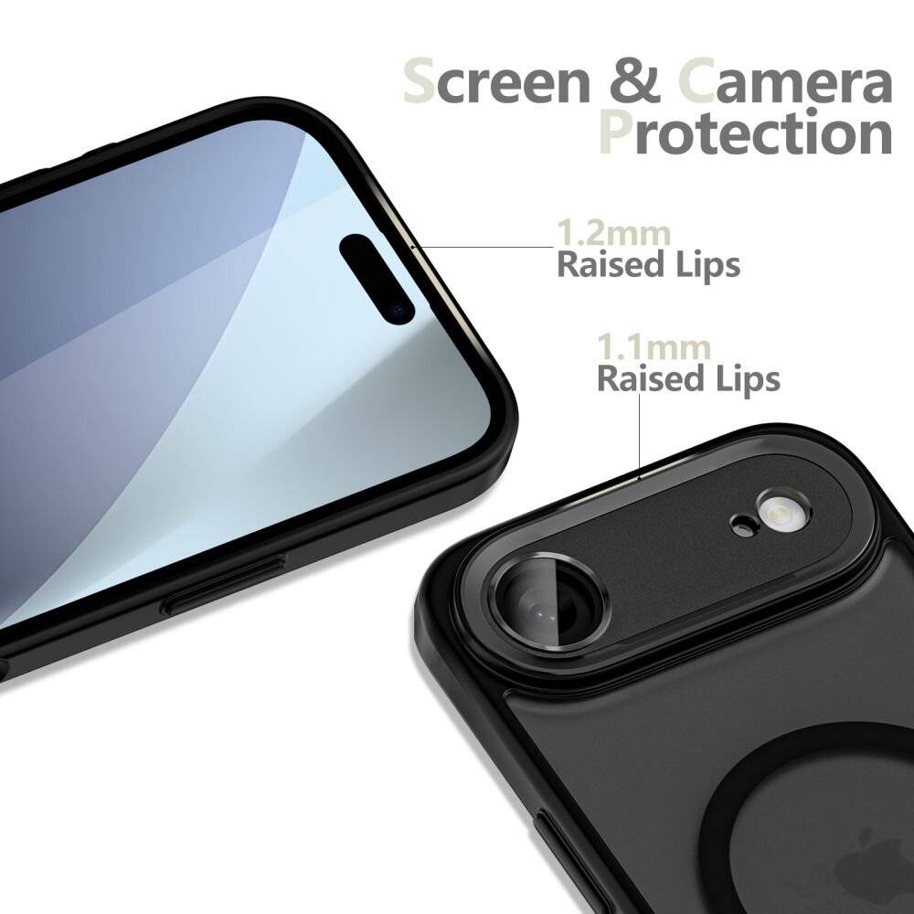 Tech-Protect MagCam MagSafe Case für iPhone 17 Air – Mattschwarz