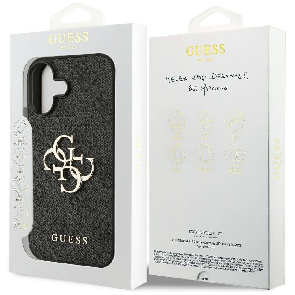 Guess 4G Big Logo Case iPhone 17 - Schwarz