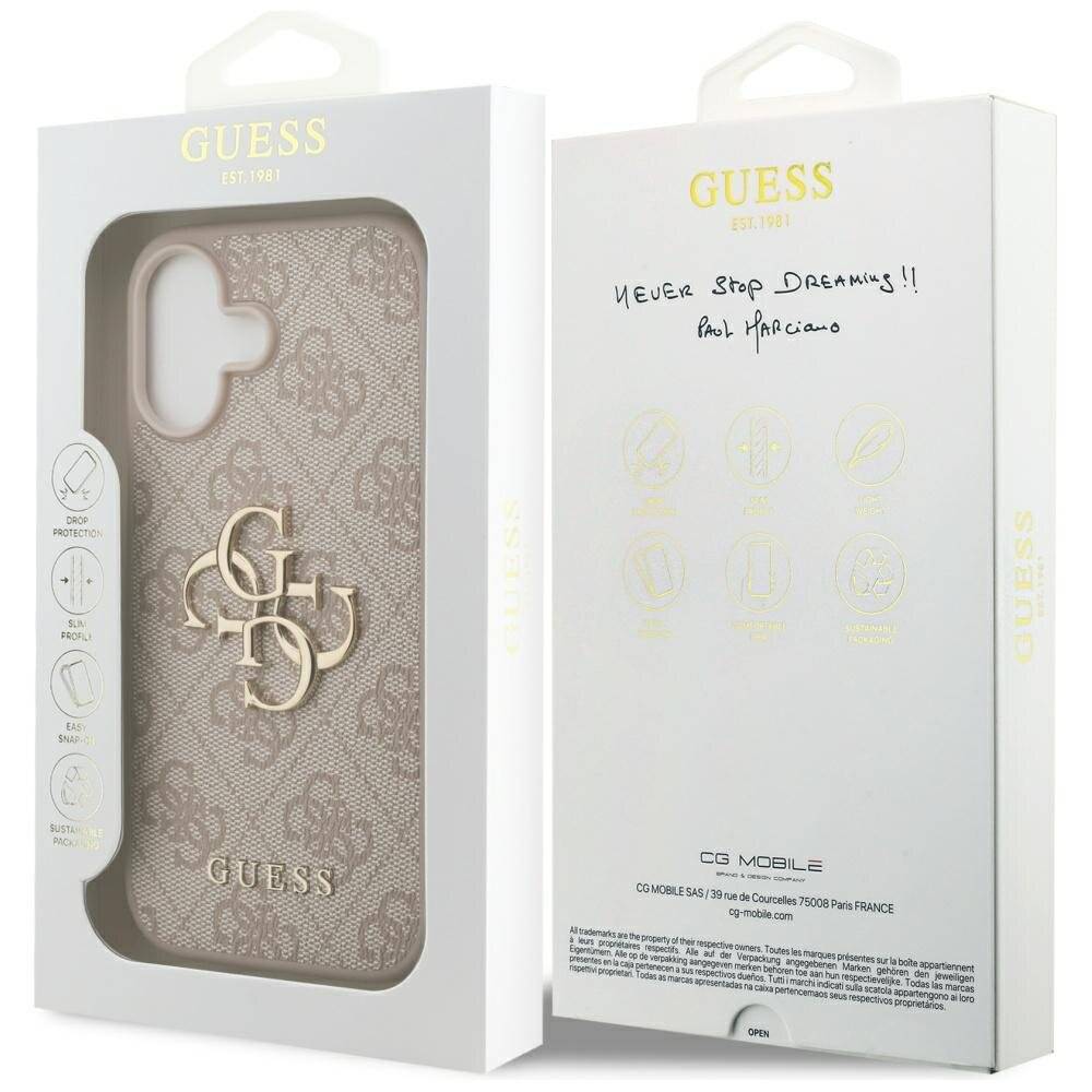 Guess 4G Big Logo Hülle iPhone 17 - Rosa