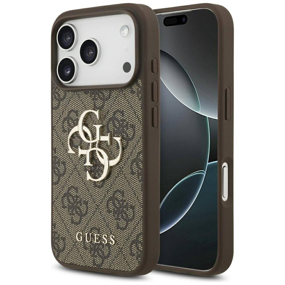 Guess 4G Big Logo Case iPhone 17 Pro - Braun