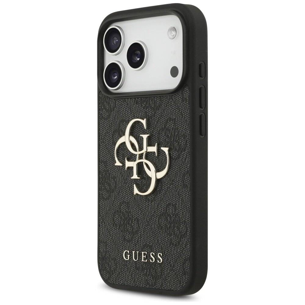 Guess 4G Strap Classic Logo Hülle iPhone 17 Pro - Schwarz