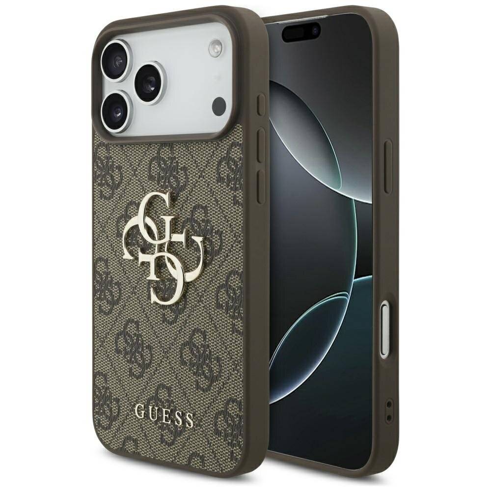 Guess 4G Big Logo Case iPhone 17 Pro Max - Braun