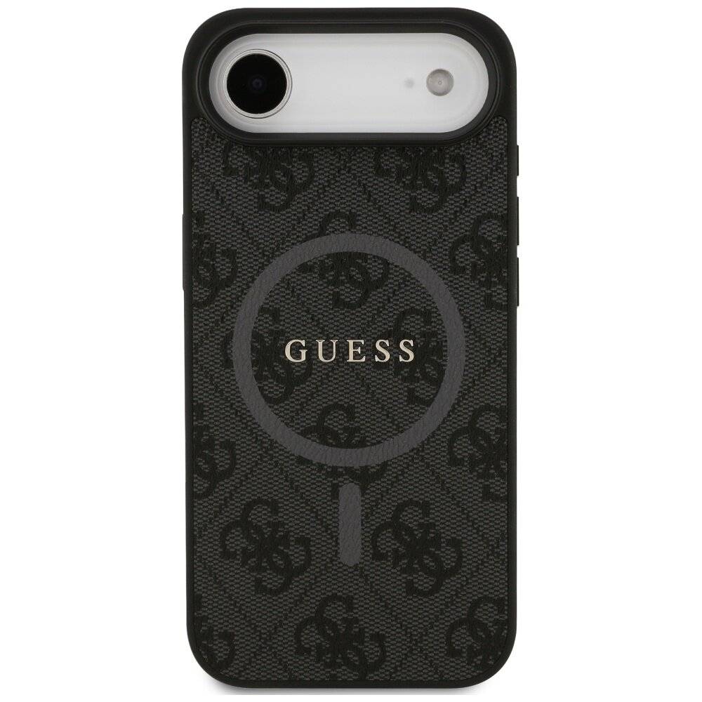 Guess 4G Ring Classic Logo MagSafe Hülle iPhone 17 Air - Schwarz