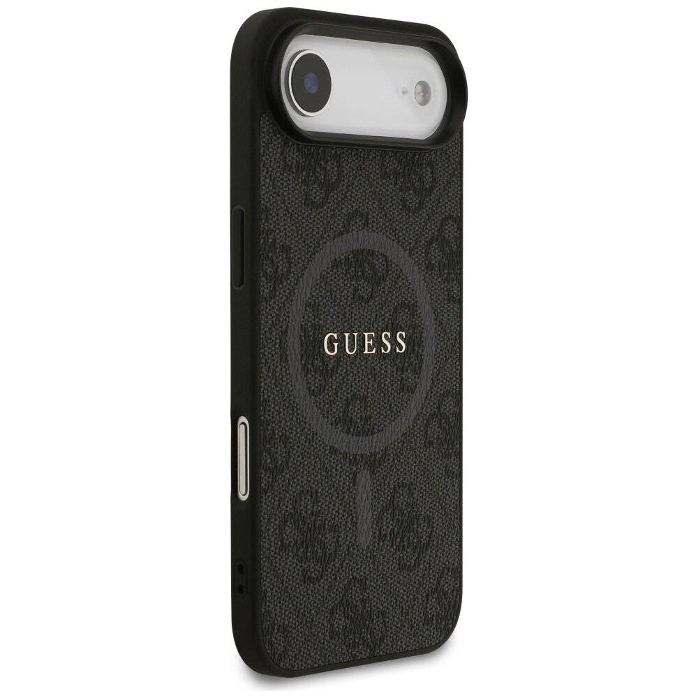 Guess 4G Ring Classic Logo MagSafe Hülle iPhone 17 Air - Schwarz