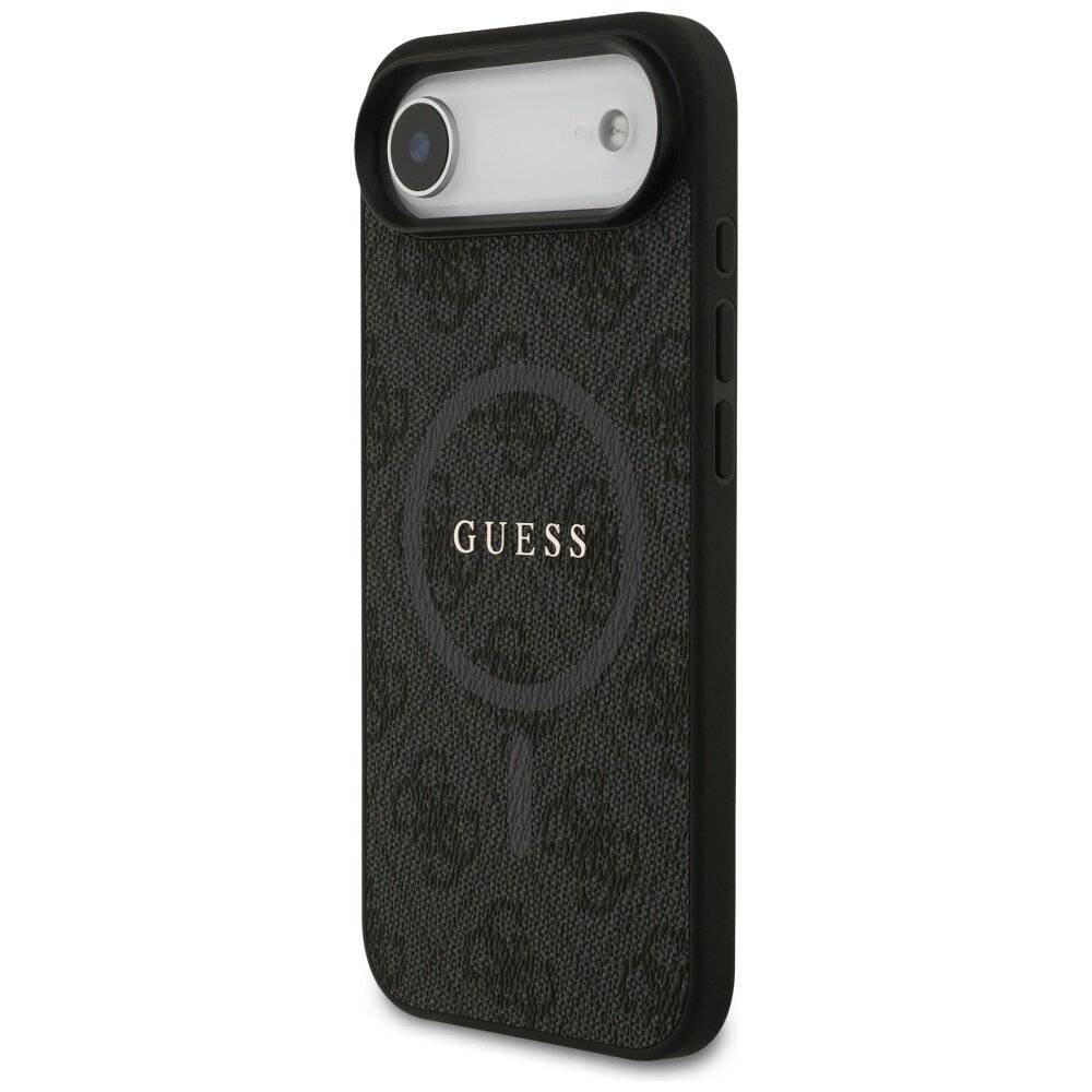 Guess 4G Ring Classic Logo MagSafe Hülle iPhone 17 Air - Schwarz