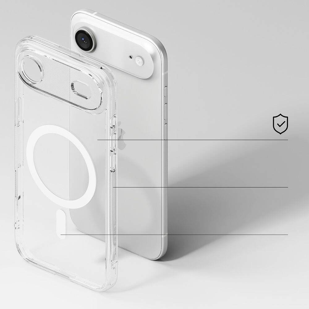 Ringke Fusion Magnetic MagSafe Case für iPhone 17 Air - Transparent
