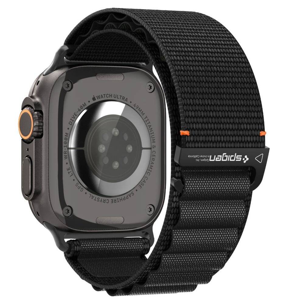 Armband Spigen WBF1 Armband für Apple Watch 44 / 45 / 46 / 49 mm - Schwarz