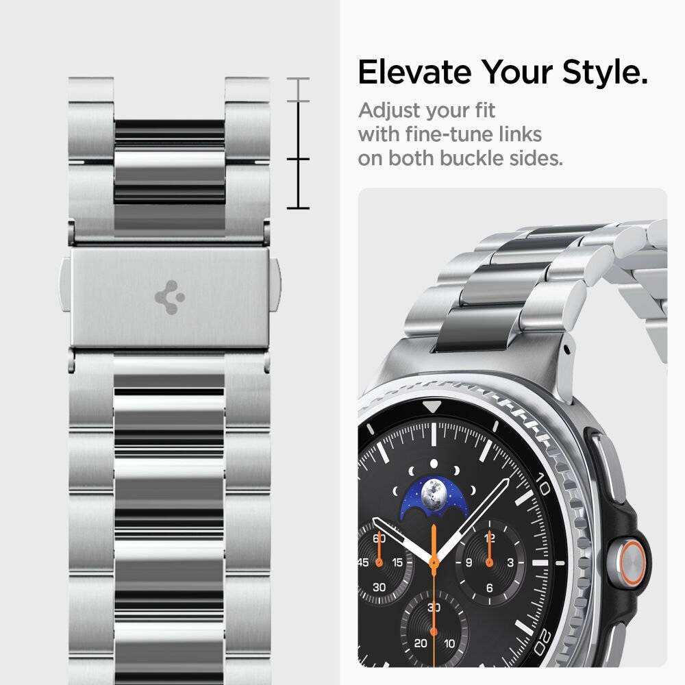Spigen Modern Fit Band für Samsung Galaxy Watch 40/44/46 mm - Silber