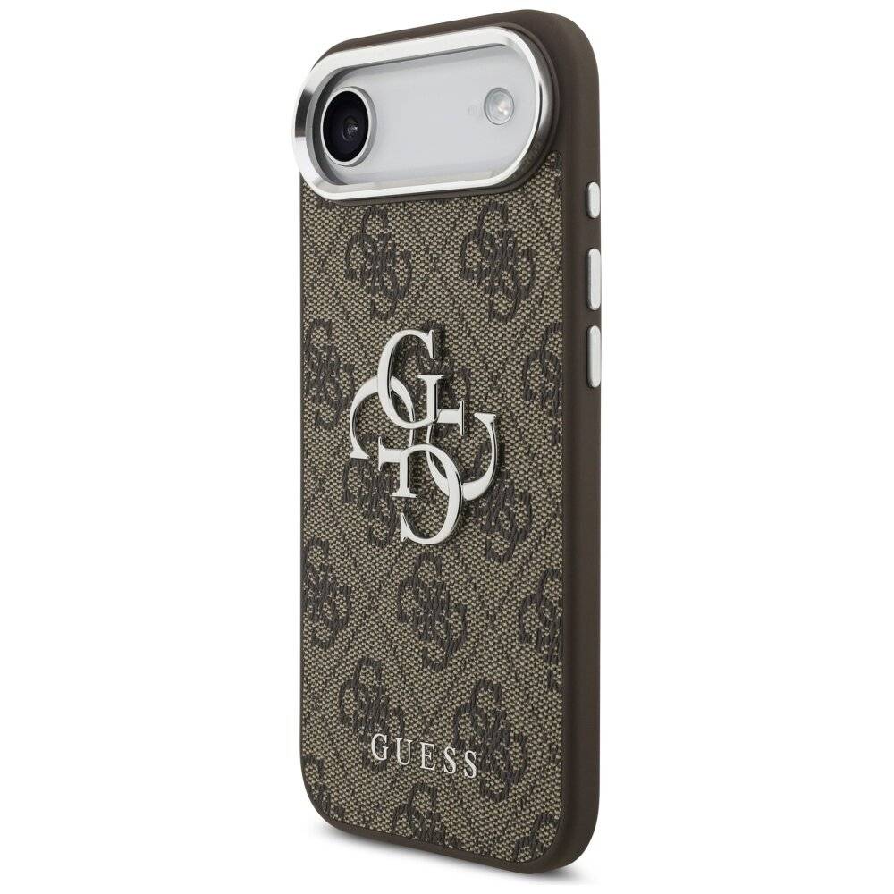 Guess 4G Big Classic Logo Hülle iPhone 17 Air – braun silber