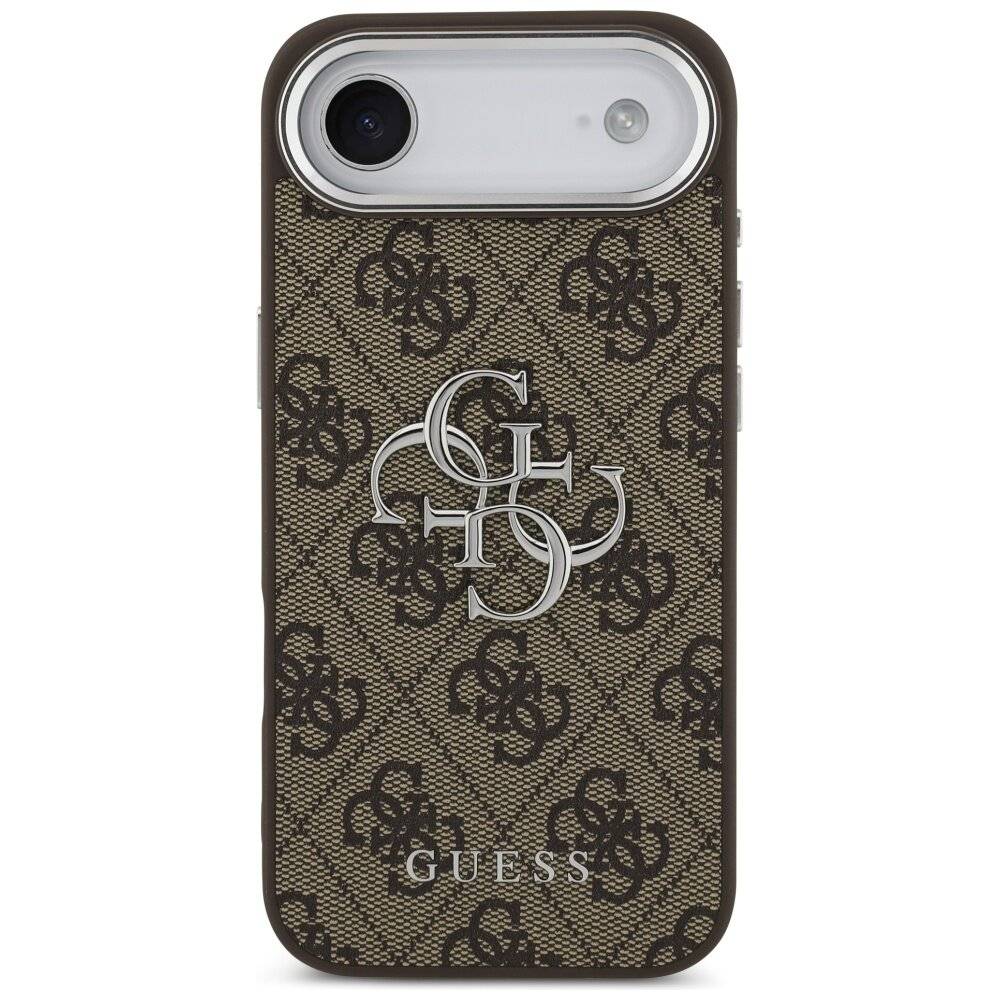 Guess 4G Big Classic Logo Hülle iPhone 17 Air – braun silber