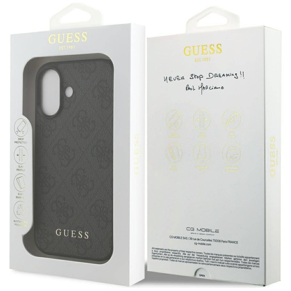 Guess 4G Classic Hülle iPhone 17 - Schwarz