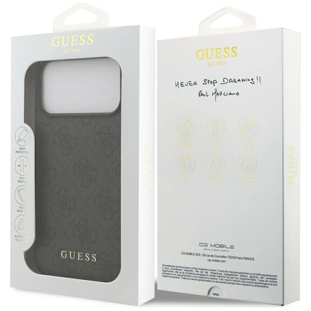 Guess 4G Classic Case iPhone 17 Pro Max - Schwarz