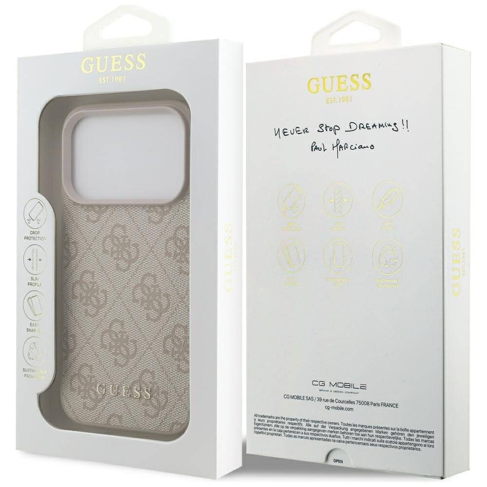Guess 4G Classic Case iPhone 17 Pro - Rosa
