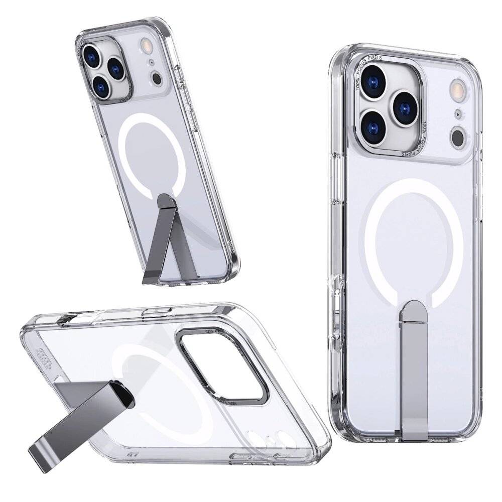 Hybrid Armor X Schutzhülle Samsung Galaxy S26 Plus Ständer, MagSafe – Transparent