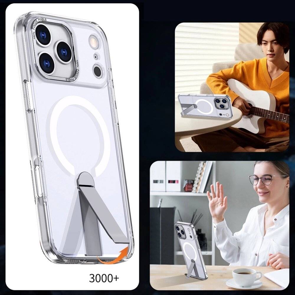 Hybrid Armor X Schutzhülle Samsung Galaxy S26 Ständer, MagSafe – Transparent