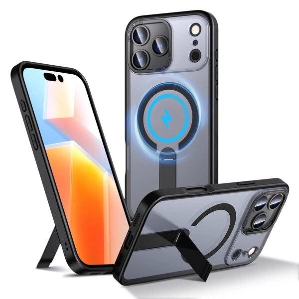 Hybrid Armor X Schutzhülle für Samsung Galaxy S26 mit Ständer, kompatibel mit MagSafe – Schwarz