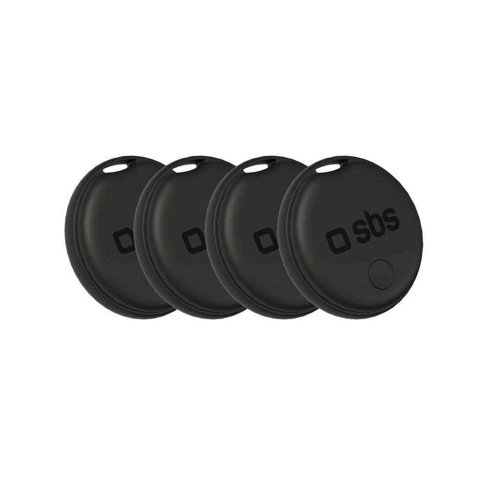 SBS Universal-Ortungshilfen Track My Dual, 4er-Set – schwarz